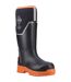 Unisex Adult Grit Wellington Boots Black Orange Muck Boots-2