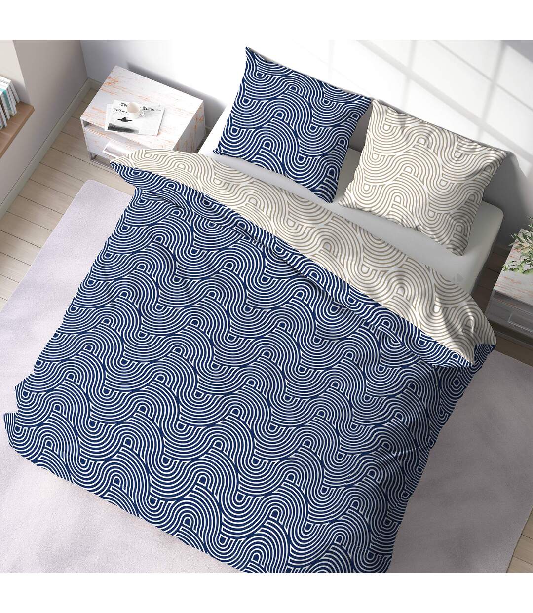 Parure de lit ANIA polyester microfibre  Taie 63x63 cm-1