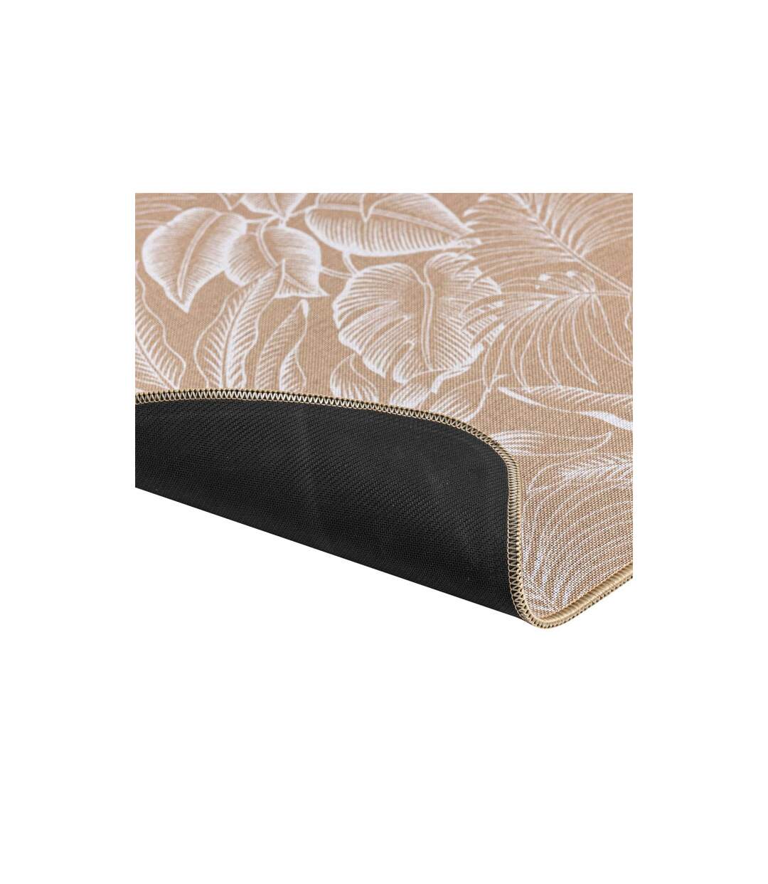 Tapis Déco Imprimé Stylis 45x120cm Naturel & Blanc-3