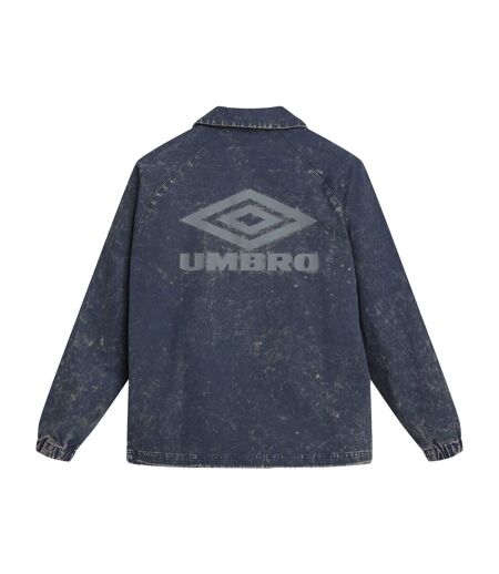 Mens washed drill top blue mirage Umbro