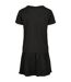 Robe T-shirt Valance Femme Noir Urban Classics-2