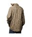 Chemise marron à motifs homme kaporal kebu-2