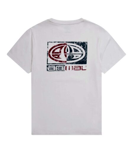 Animal Mens Jacob Logo T-Shirt (White) - UTMW1795