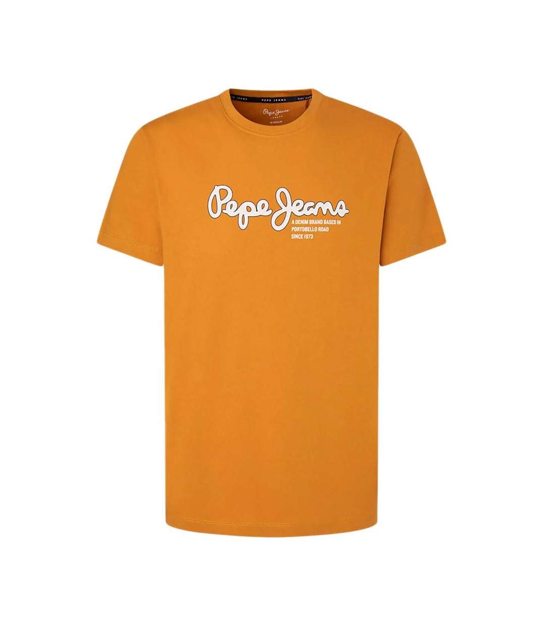 T-shirt Orange Homme Pepe jeans Wido - L