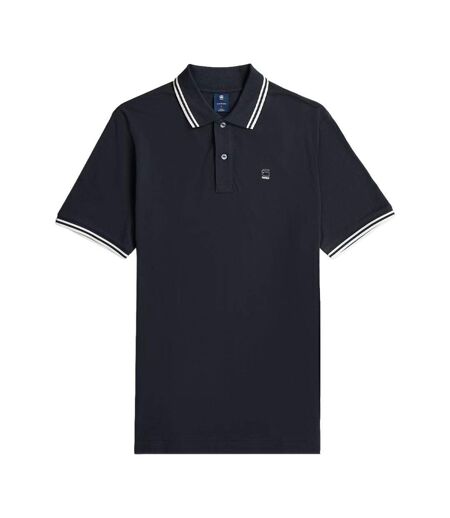 Polo marine homme g-star raw striped collar