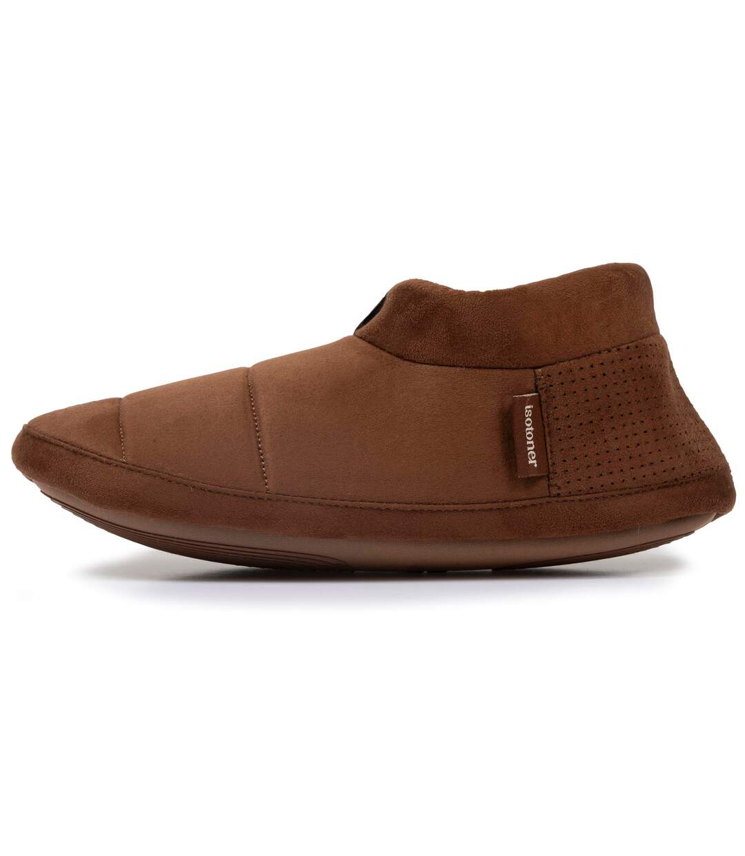 Isotoner Chaussons extra-light Bottillons homme suédine - semelle gomme ultra souple-3