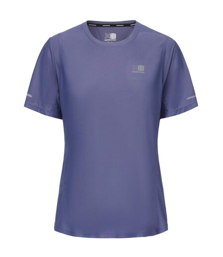 T-shirt Motif/style Imprimé Au Dos Femme Violet Karrimor