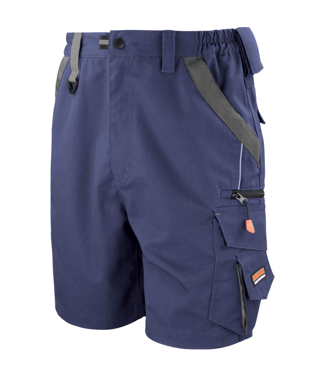 Short Technical Homme Bleu Marine Noir WORK-GUARD By Result-2