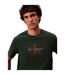 T-shirt Motif/style Monogramme Homme Vert Calvin Klein-4