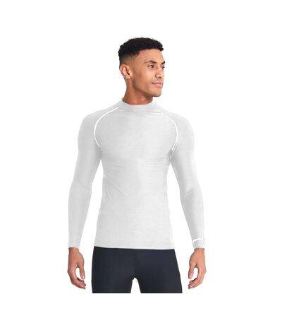 T-shirt Base Layer À Manches Longues Homme Blanc Rhino