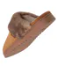Isotoner Chaussons mules femme ultra confortables, en maille bouclette, semelle crantée-5
