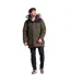 Veste Imperméable À Capuche Avec Bord Duveteux Amovible Bishorn Homme Kaki Sombre Craghoppers-4
