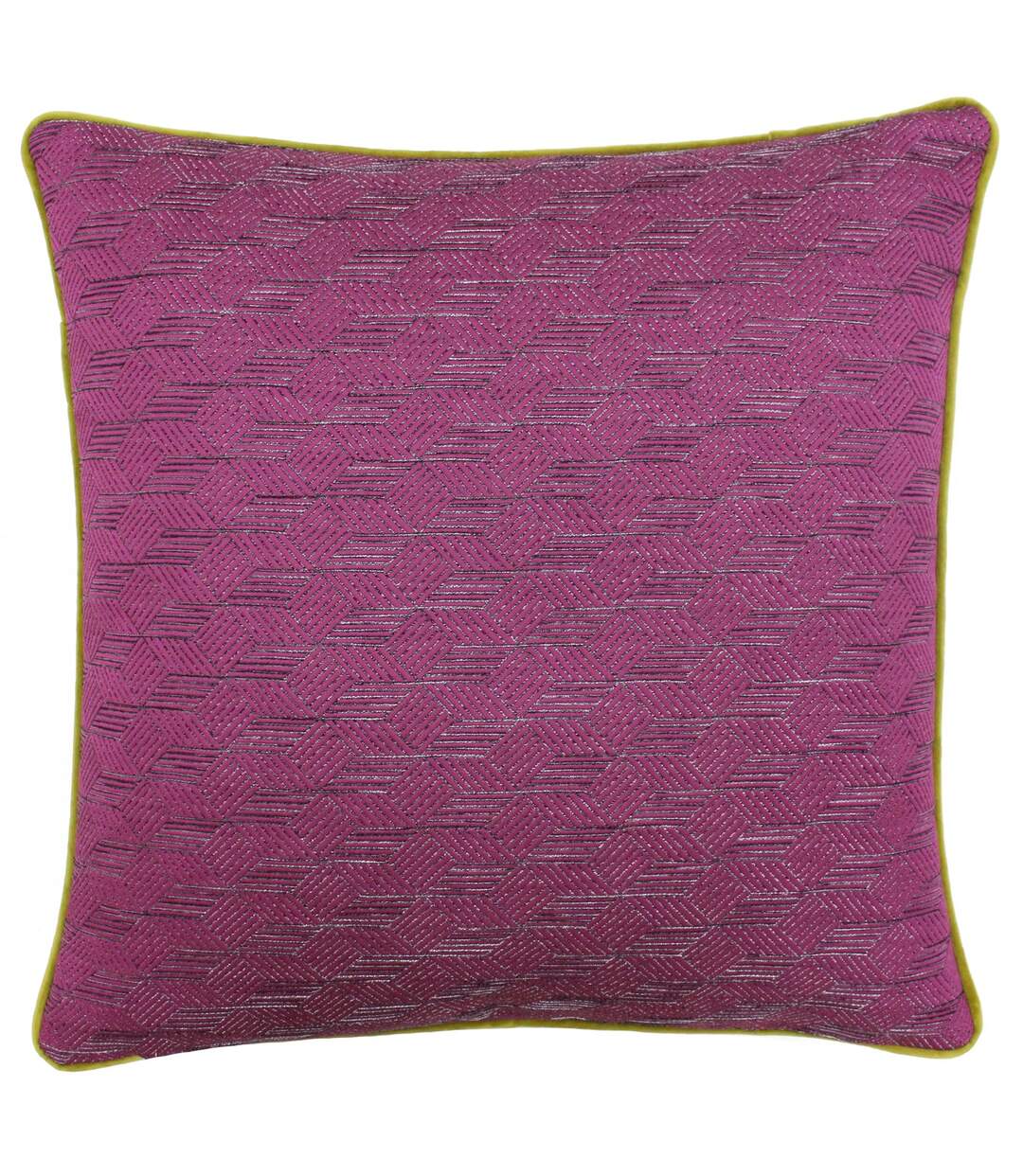 Riva Paoletti Marylebone Cushion Cover (Sulphur/Fuchsia) - UTRV1249