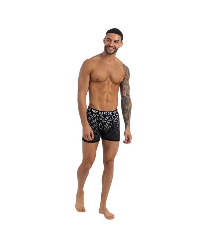 Boxers lingo homme noir Kandor