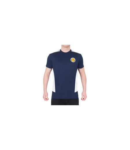 Mens Robertson 3 Polyester T-shirt Navy Blue Scottish FA
