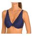 Women's bra with underwire and elastic sides O77C03PZ00A-1