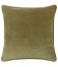 Heavy chenille reversible cushion cover 50cm x 50cm olive Yard-1