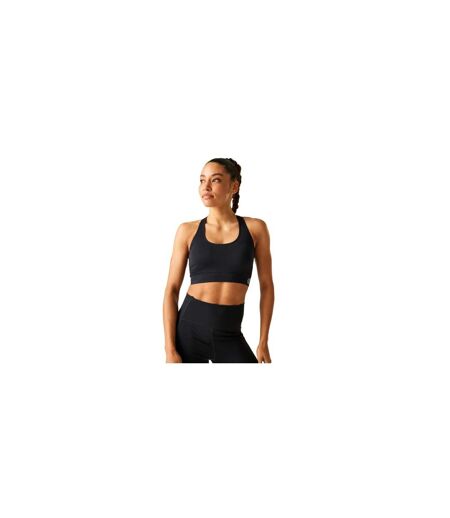 Womens/ladies Dont Sweat It Ii Sports Bra Black Dare 2B