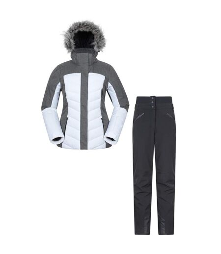 Ensemble Blouson Et Pantalon De Ski Femme Blanc Mountain Warehouse