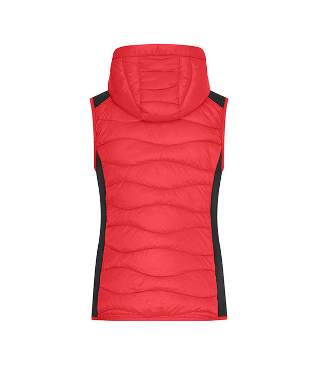 Veste Sans Manches Hybrid Femme Rouge Noir James And Nicholson-2