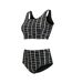 Womens/ladies Orla Kiely Poppy Reversible Bikini Set Monochrome Regatta-4