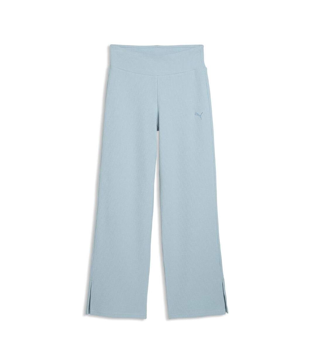 Pantalons fluide/toile bleu femme puma elevated-2