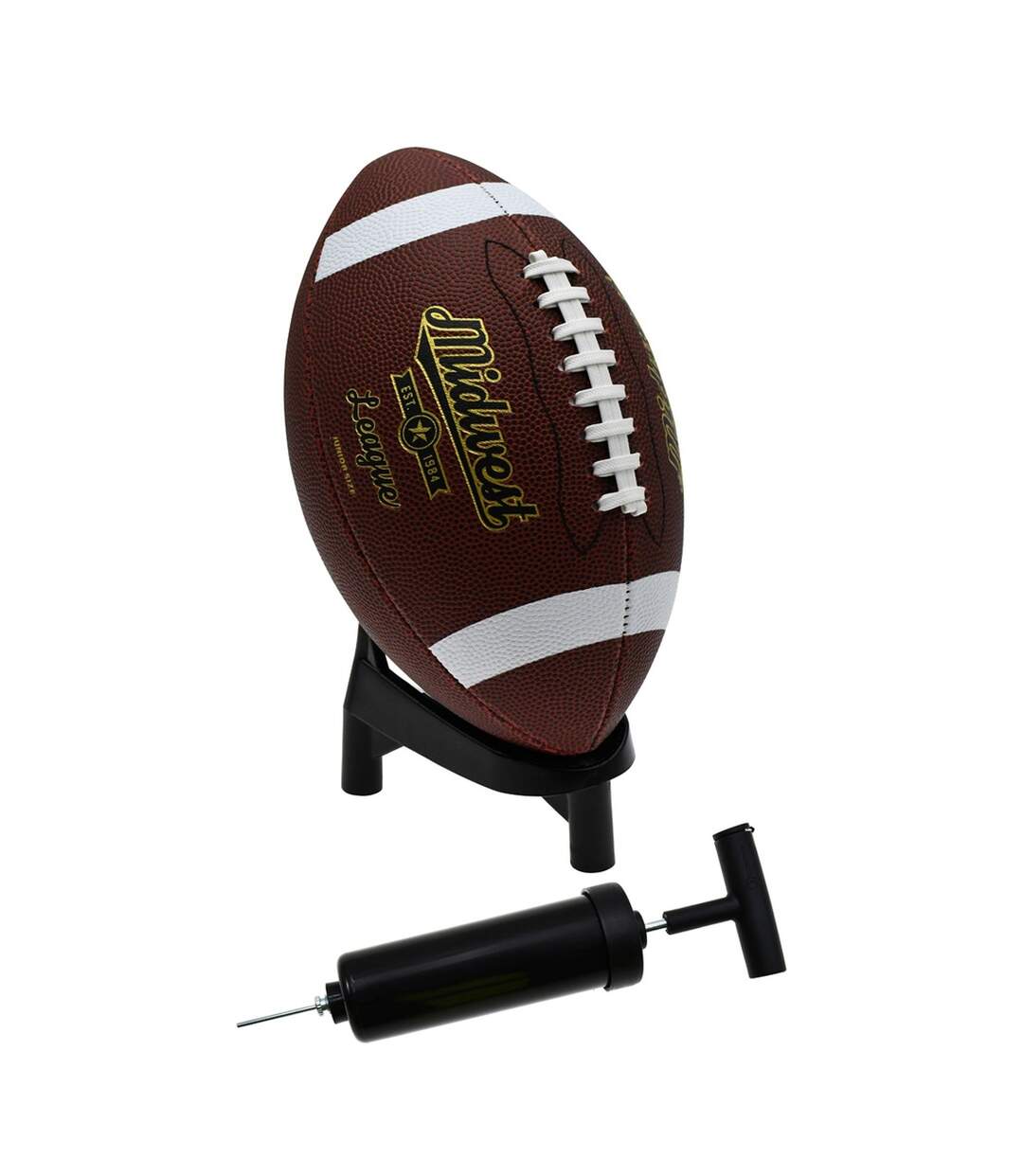 Ensemble De Football Américain League Junior Marron Midwest-3