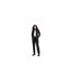 Womens/ladies Small Logo Lightweight Training Puffer Jacket Black Under Armour-1