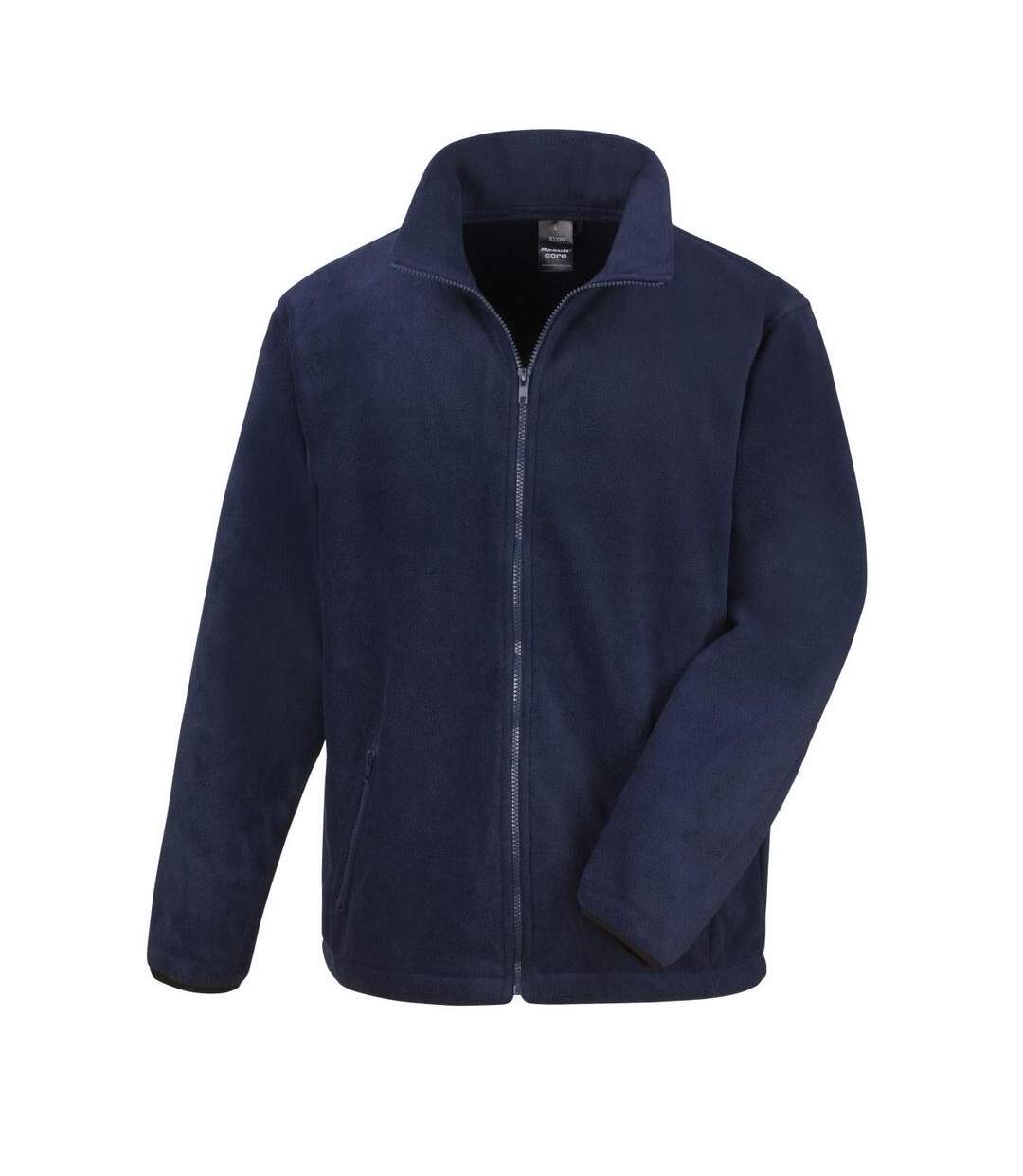 Mens Core Fashion Fit Outdoor Fleece Jacket Bleu Marine Result-2