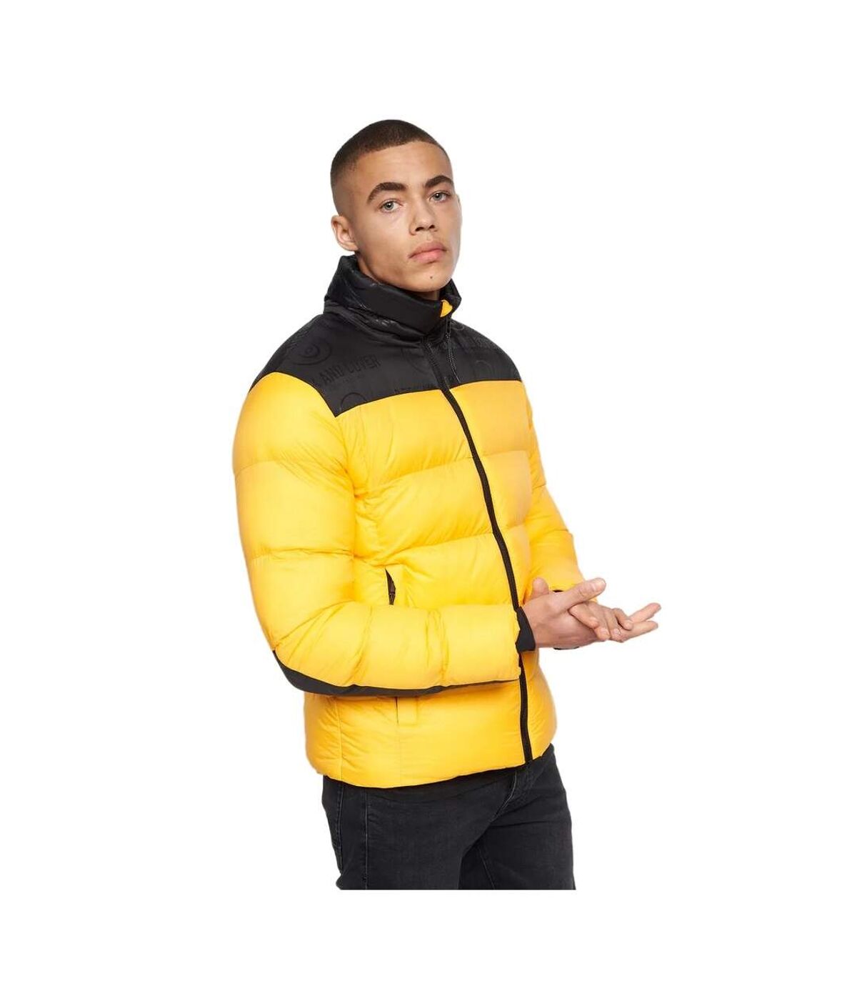 Duck and Cover Mens Synflax Puffer Jacket (Yellow)