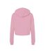 Sweat À Capuche Avec Cordons Motif/style Court Femme Rose Miso-2