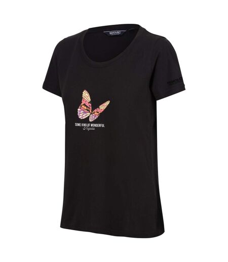 T-shirt Filandra Femme Noir Regatta