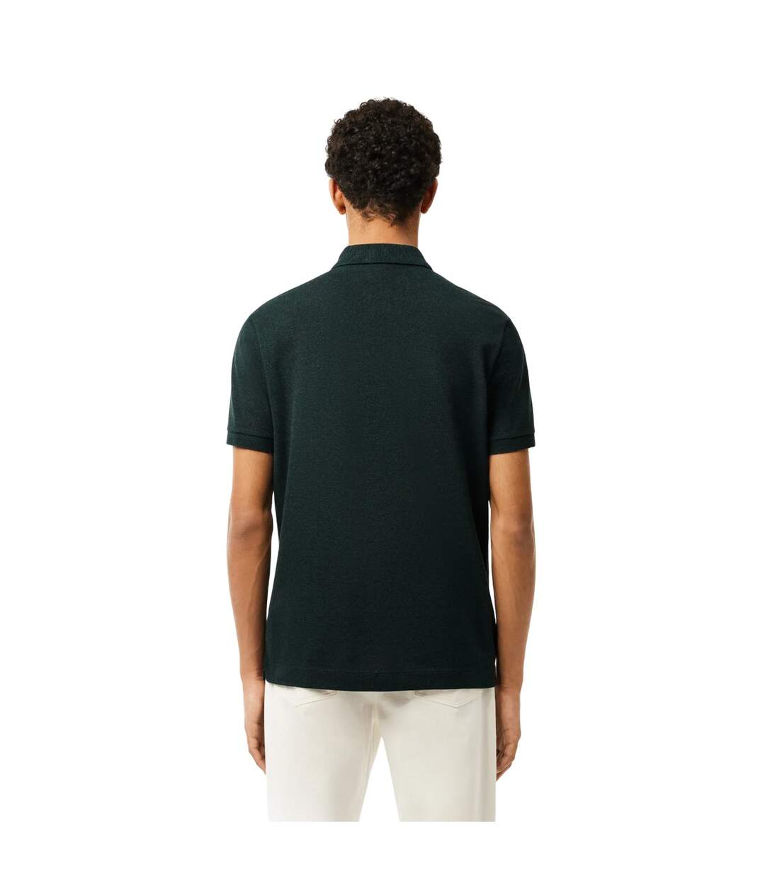 Mens Paris Stretch Regular Polo Shirt Dark Green Lacoste-3