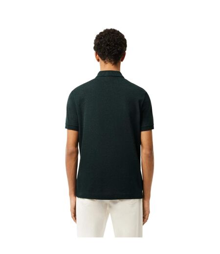 Mens Paris Stretch Regular Polo Shirt Dark Green Lacoste