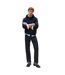 Sweat À Capuche Motif/style Rayure Contrastée Sur Bord Homme Rose Foncé Violet Tommy Hilfiger-1
