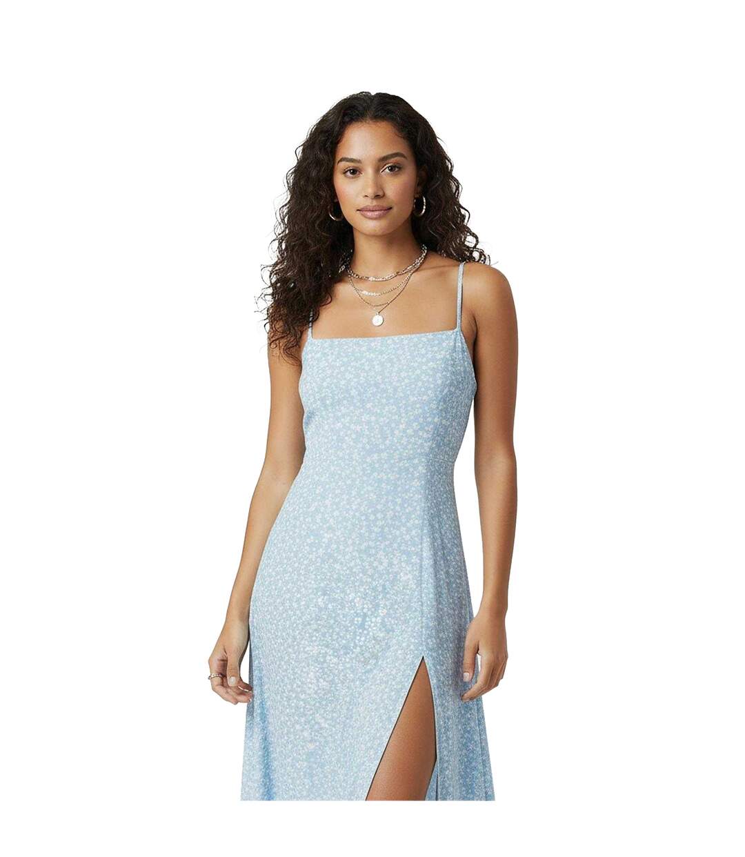 Robe Longue Motif/style Petites Fleurs Femme Bleu Jack Wills-4