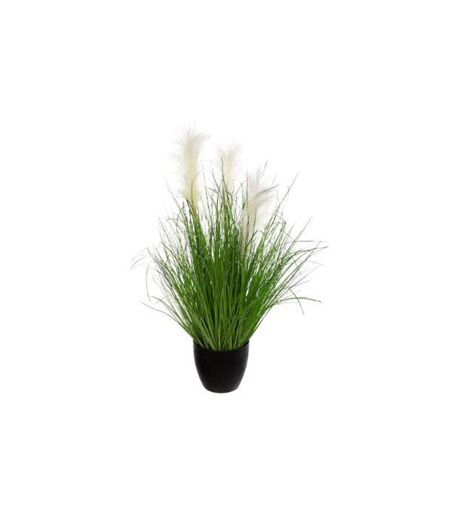 Plante Artificielle en Pot Herbes Folles 70cm Vert