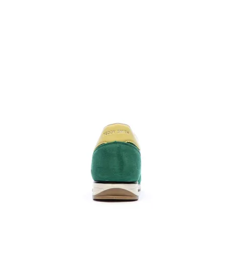 Baskets verte/jaune homme teddy smith 120506