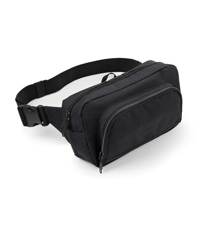 BagBase Organizer Belt / Waistpack Bag (2.5 Liters) (Pack of 2) (Black) (One Size) - UTRW6780