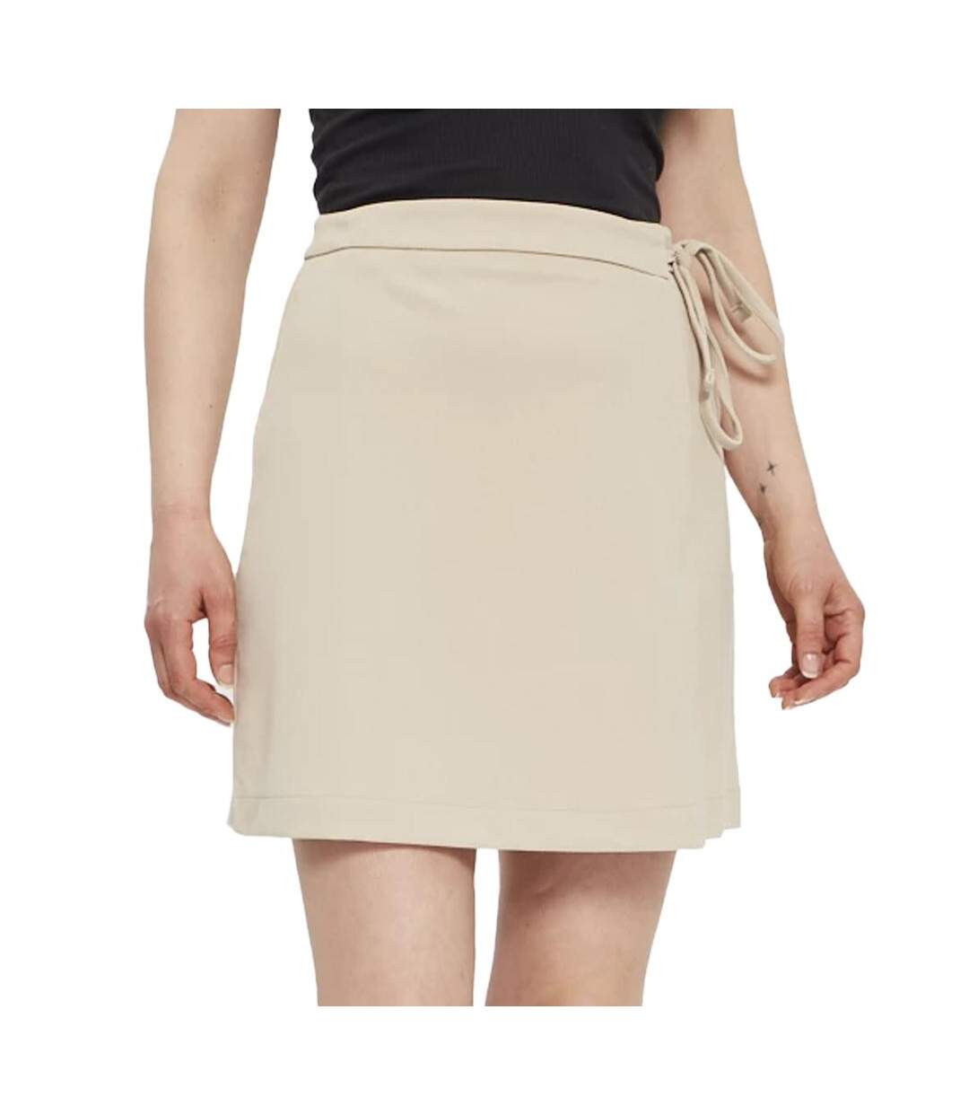 Jupe Portefeuille Beige Femme JDY Life Tie - L-1