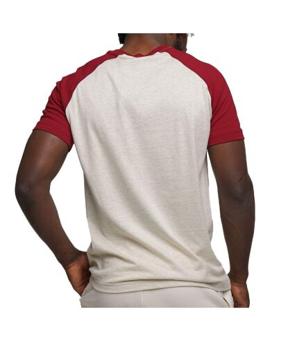 T-shirt Écru/Rouge Homme Champion 216576