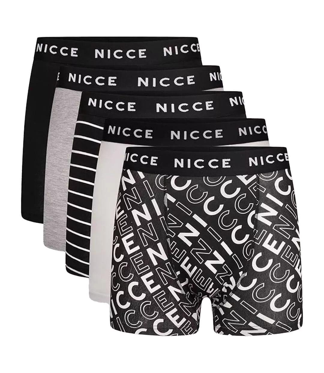 Nicce - Lot de 5 Boxers Homme TALOX | Sous-vêtement Coton Doux et Respirant-2