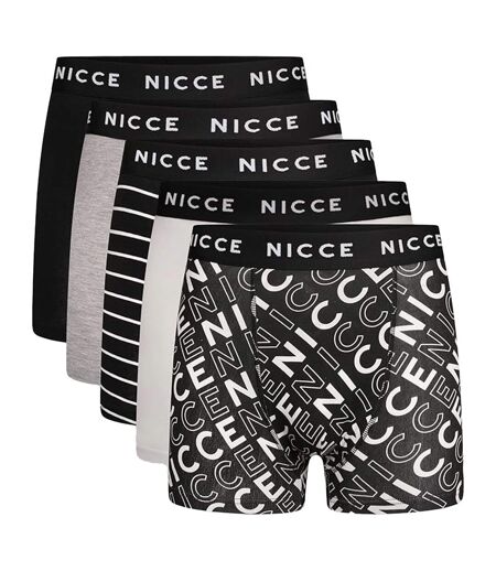 Nicce - Lot de 5 Boxers Homme TALOX | Sous-vêtement Coton Doux et Respirant