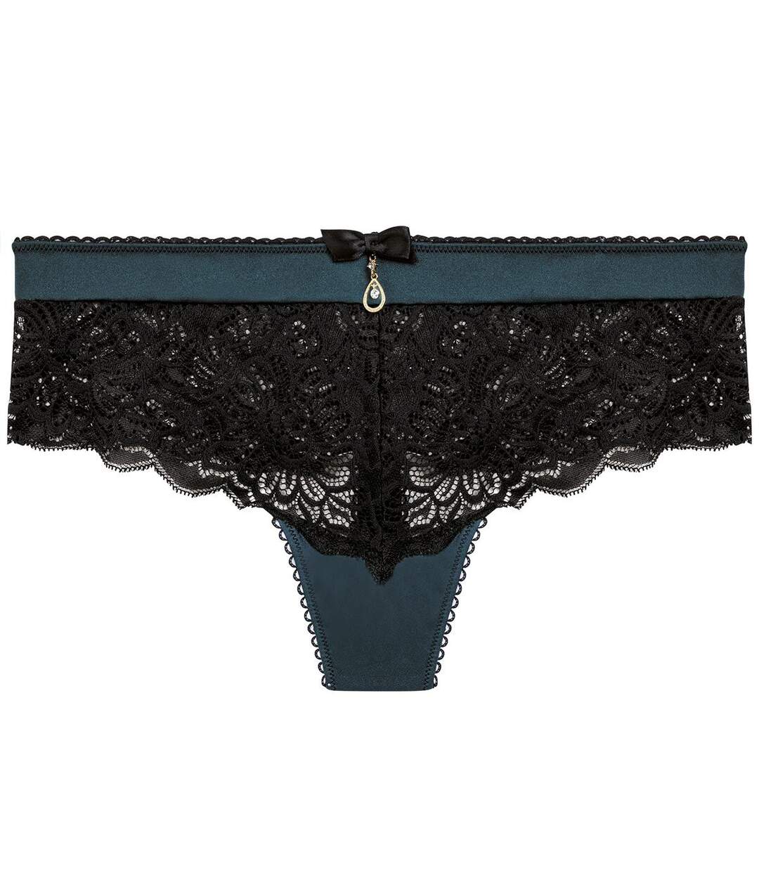 Shorty string émeraude/noir Epicée-2