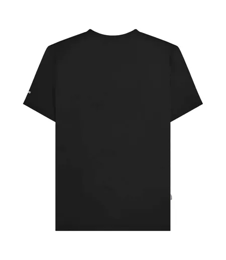 T-shirt Motif/style Scooter Et Marque Homme Noir Lambretta