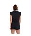 Womens/ladies Evader Hooped Vapodri Jersey Black Canterbury-4
