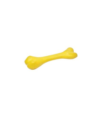 Jouet pour Chien Forme Os 21cm Jaune