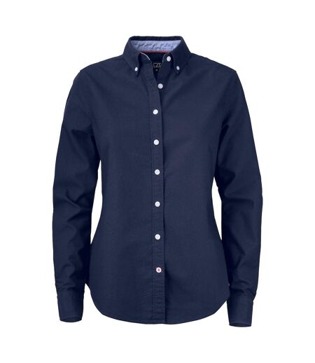 Womens/ladies Belfair Shirt Dark Navy Cutter & Buck
