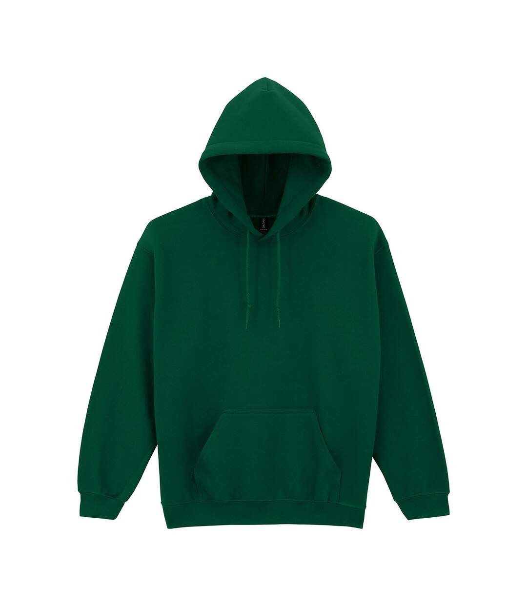 Sweat Uni À Capuche Heavy Blend Homme Vert Foncé Gildan-1