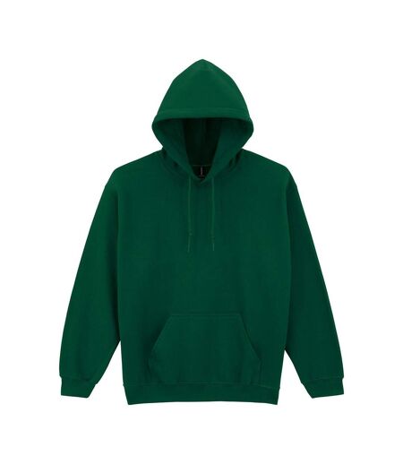 Sweat Uni À Capuche Heavy Blend Homme Vert Foncé Gildan